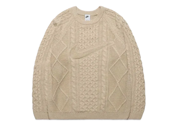 NIKE M Pull tricoté torsadé ML "Beige"