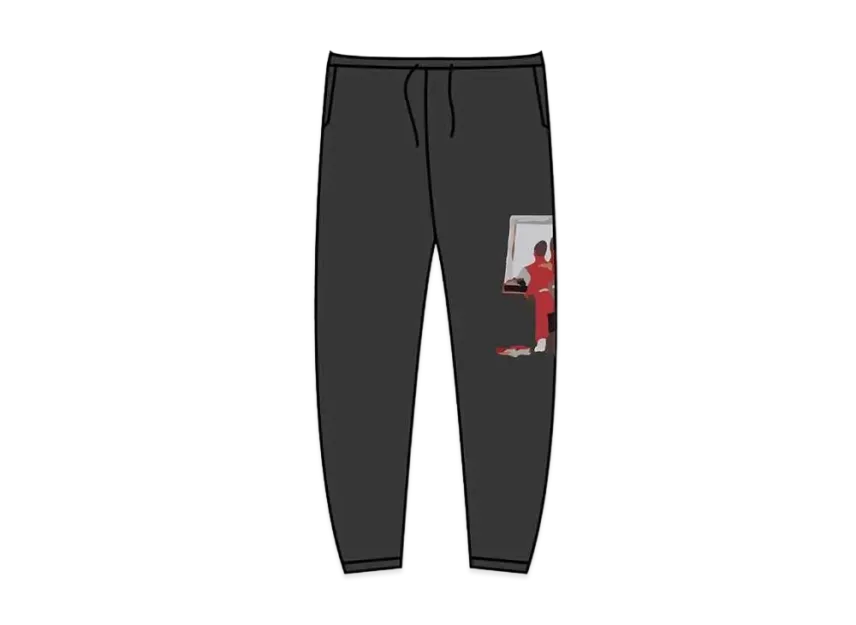 Jordan Artist Series by Jacob Rochester Men's Fleece Pants "Black"