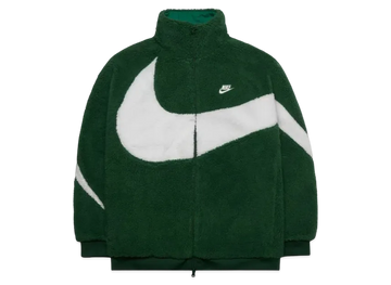 Nike Big Swoosh Reversible Boa Jacket "Gorge Green"