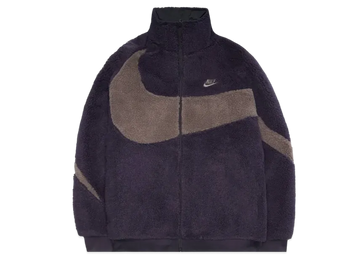 Nike Big Swoosh Reversible Boa Jacket "Cave Purple"
