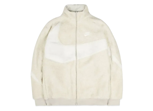 Nike Big Swoosh Boa Jacket "Light Bone/Sail"