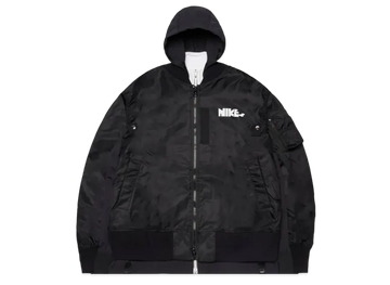 Sacai x Nike NRG Layered Bomber Jacket  "Black"