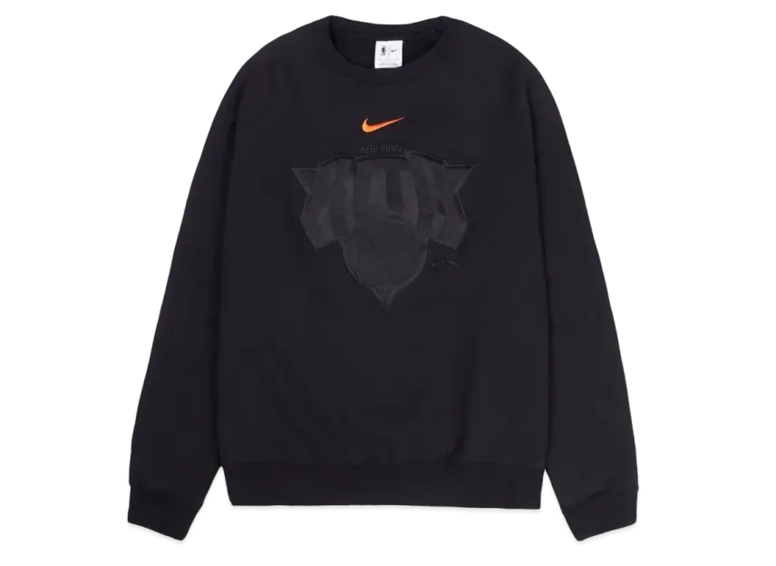 Kith x Nike x New York Knicks Fleece Crewneck "Black"