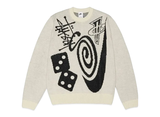 Stussy x Nike Icon Knit Sweater "Natural"