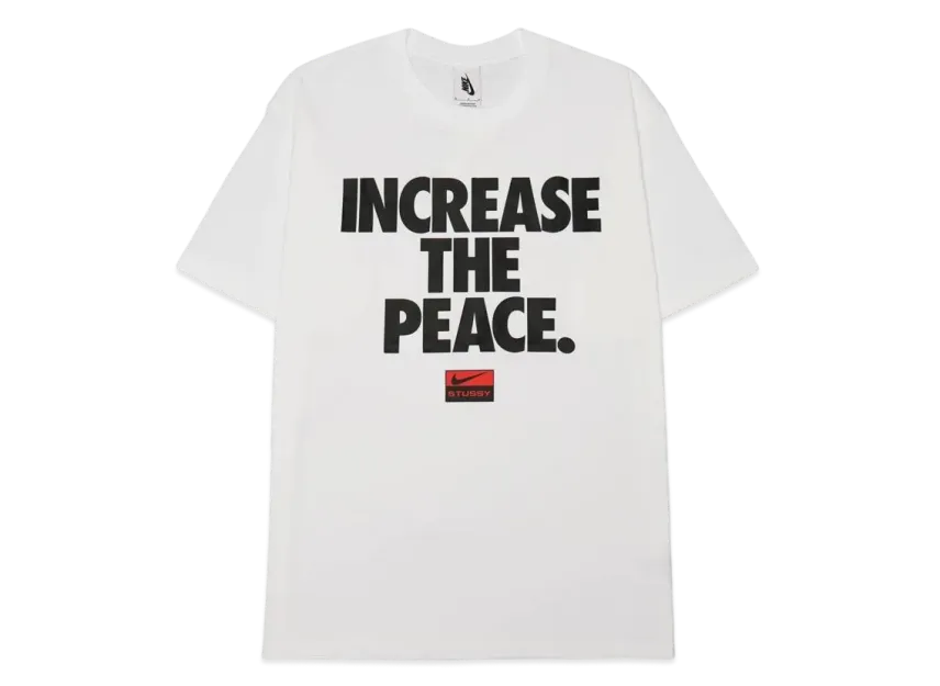 Nike x Stussy Increase The Peace Tee "White"