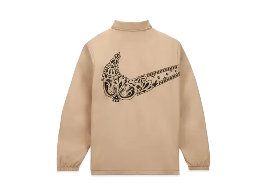 Nike Día De Muertos Coach Jacket "Beige"