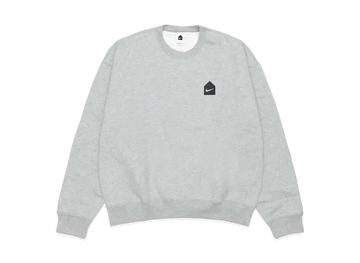 DSM x Nike Projet Logo HUT Nrg Hut x Swoosh Crew Flc "Gris Foncé Chiné"