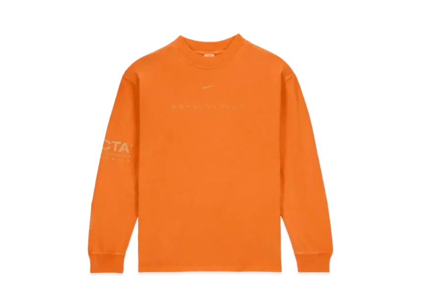 Nike x NOCTA 8K Peaks Long Sleeve Top "Orange Horizon"