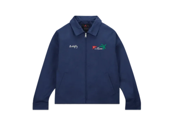 Nike Jordan x SoleFly Men's Coach Jacket "Navy"