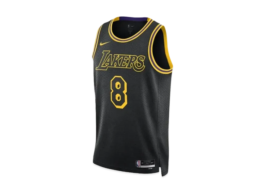 Nike Kobe Mamba Mentality Men's City Eddition Swingman Jersey "Black/Yellow" (FN7297-010)