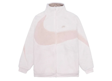 Nike Big Swoosh Reversible Boa Jacket  "Light Soft Pink"