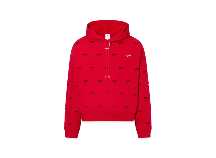 Nike x Jacquemus Le Hoodie Swoosh "Dark Red"