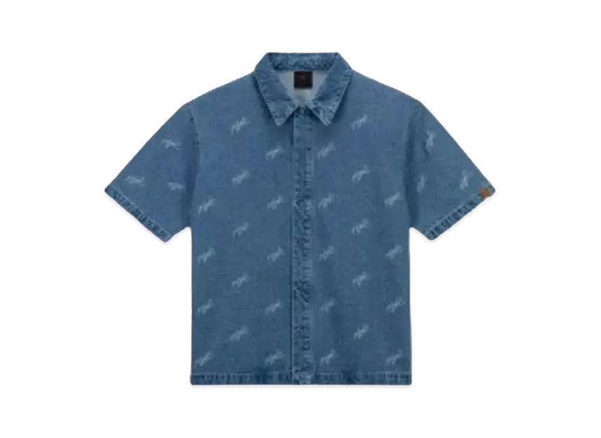 Nike Jordan Allover Print Men's Denim Top "Denim" (Asia Size) FN4654-436