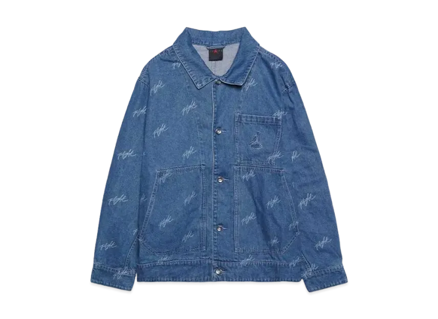 Veste en jean Nike Jordan Flight Heritage pour homme « Denim »