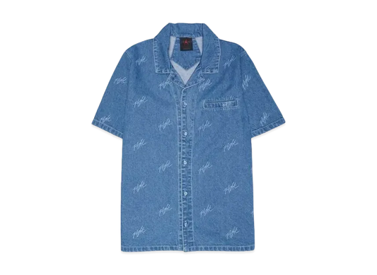 Nike Jordan Allover Print Women's Woven Top "Denim"