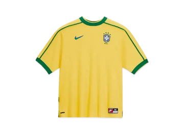 Maillot de football Nike Brésil 1998 réédition homme « Jaune »