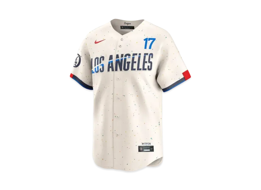MLB x Nike Men's Los Angeles Dodgers Shohei Ohtani 2024 City Connect Limited Player Jersey "Cream "