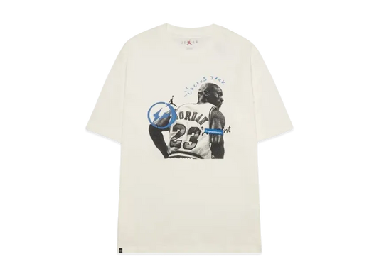 Air Jordan Travis Scott  Fragment Tee "White"