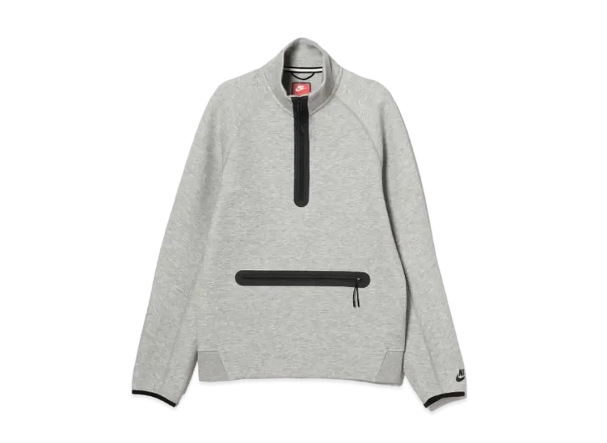 Nike Tech Fleece Half Zip Sweat "Grey"