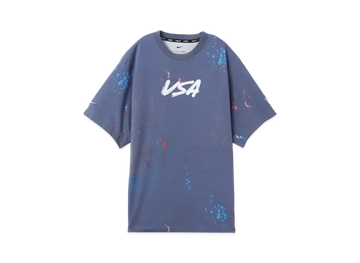 Nike x Futura USA M NK DFADV Short Sleeve Top SLD OLYB "Blue"
