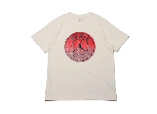 Nike Jordan x PSG SS Logo Tee "Sail"