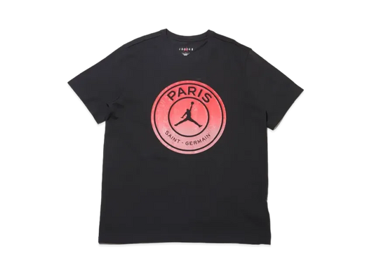 Nike Jordan x PSG SS Logo Tee "Off Noir/Sail"