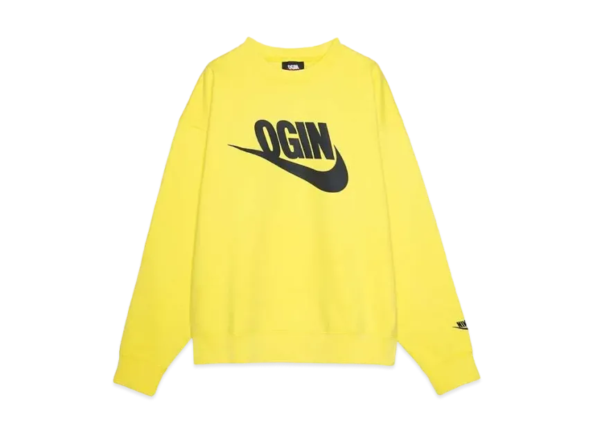 NIGO x Nike AS NRG Crew Fleece "Yellow"（OGIN）