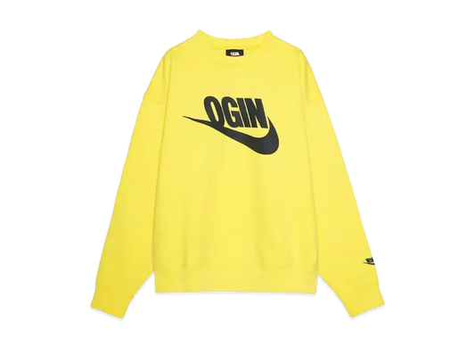 NIGO x Nike AS NRG Crew Fleece "Yellow"（OGIN）