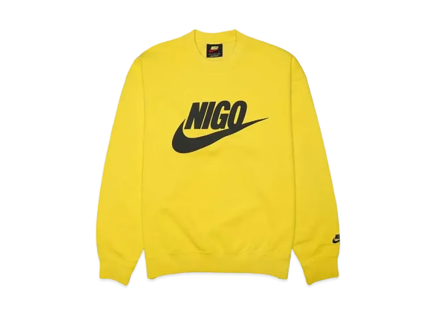 NIGO x Nike NRG Crew Fleece "Yellow"（NIGO）