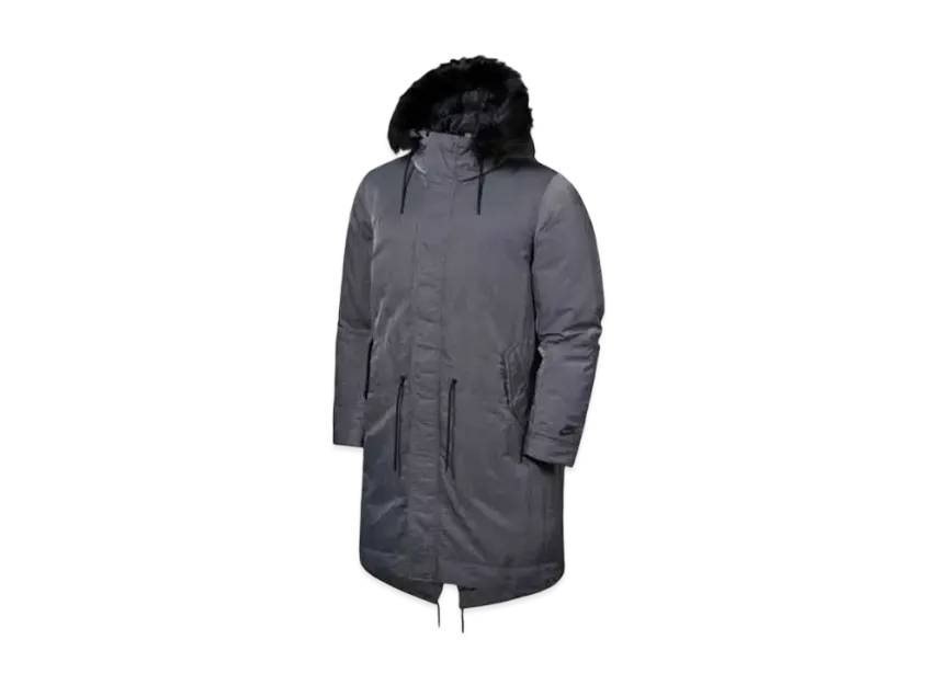 Parka Nike doublée en duvet « Gris »