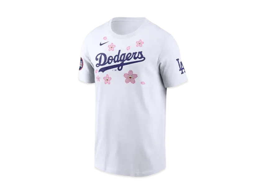 Takashi Murakami x MLB World Tour Tokyo Series 2025 x Nike Dodgers Shohei Ohtani MLB Series Opening Game Collaboration Name & Number Jersey Number T-Shirt "White"