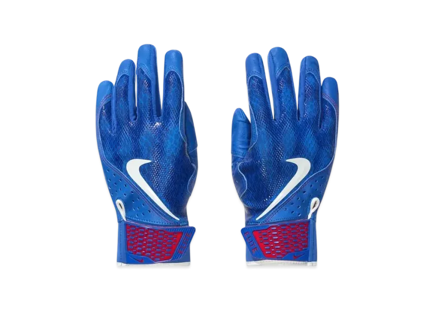 Nike x Kobe Alpha Elite Batting Gloves "Blue"