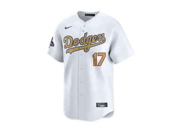 Maillot Nike Shohei Ohtani "White" Édition Limitée Collection Or MLB Los Angeles Dodgers 2025 pour Homme