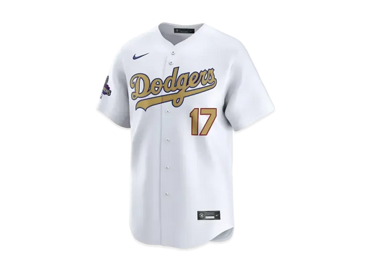MLB Los Angeles Dodgers 2025 Gold Collection Men's Shohei Ohtani Nike Limited Jersey "White"