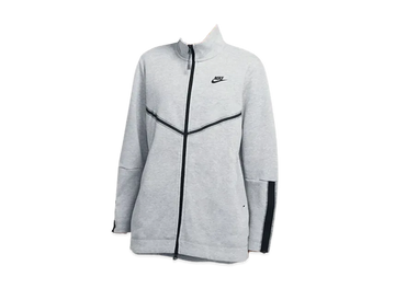 Nike Tech Fleece Longue à Capuche Entièrement Zippée Femme "Dark Grey Heather"