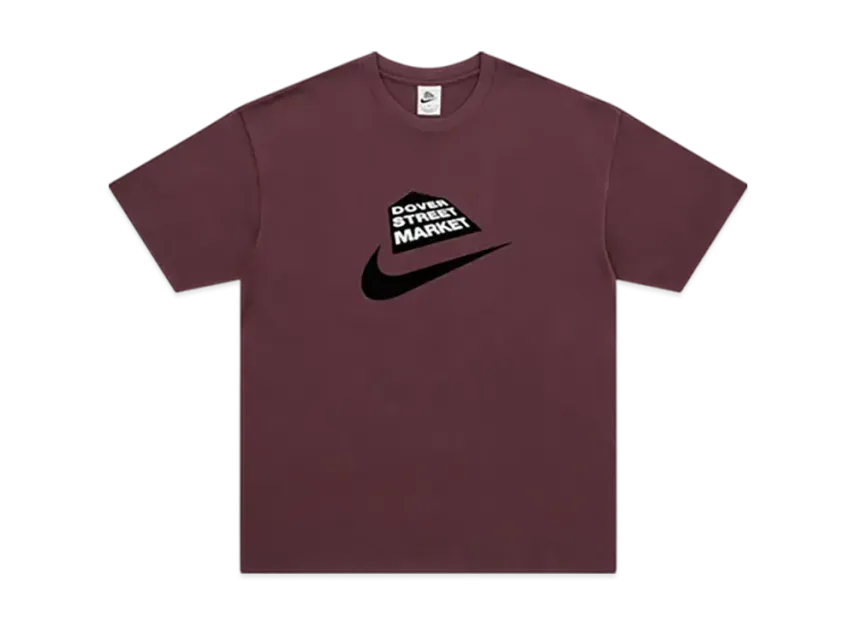 Nike x Dover Street Market Men's T-Shirt "Burgundy"