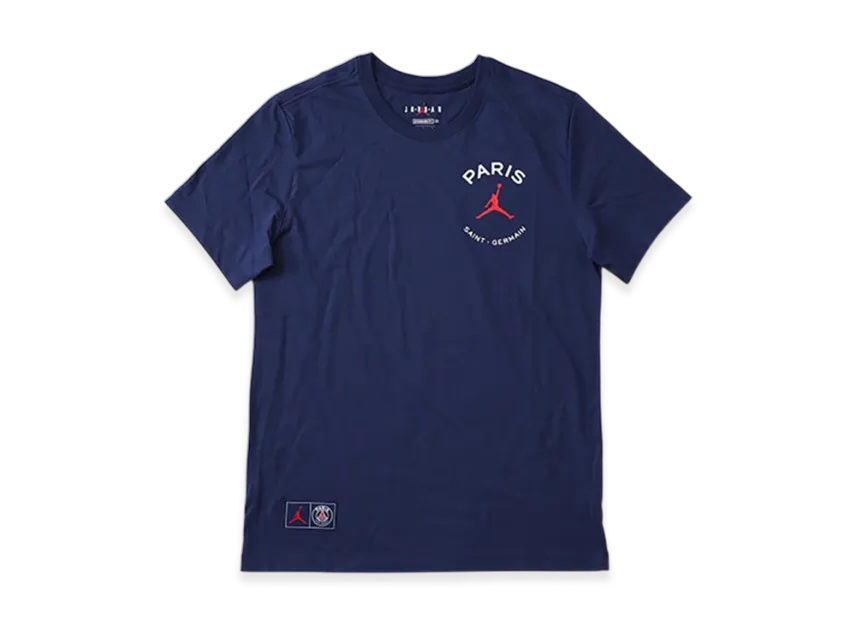 PSG x Nike Jordan Logo Tee "Navy"