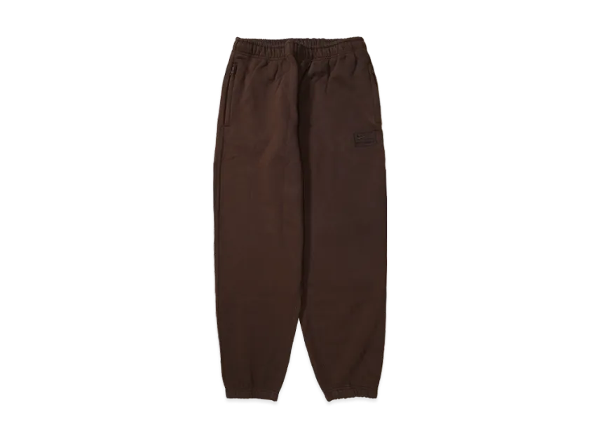 Stussy x Nike Stone Washed Fleece Pant "Dark Cinder" (US Size) FN5235-261