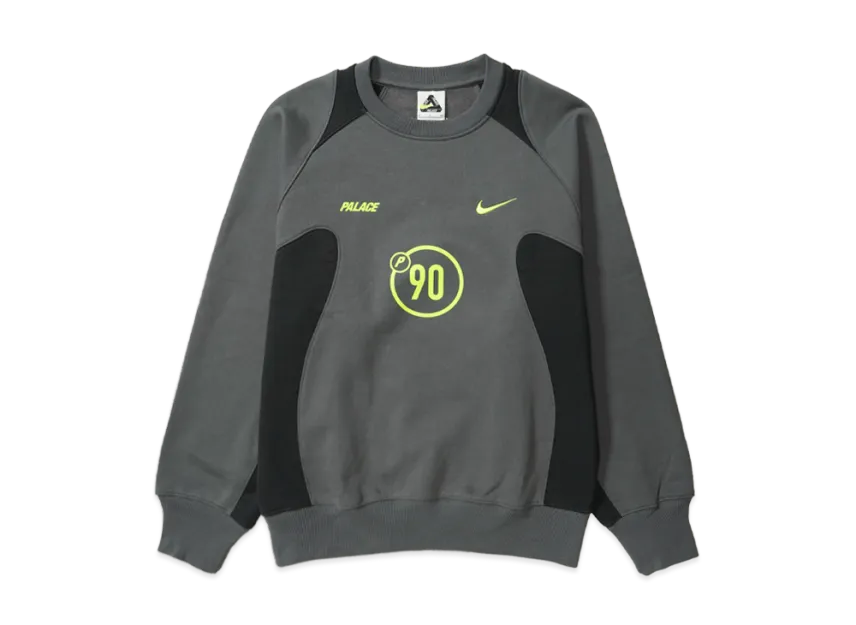 PALACE x Nike Total P90 Crew "Grey"