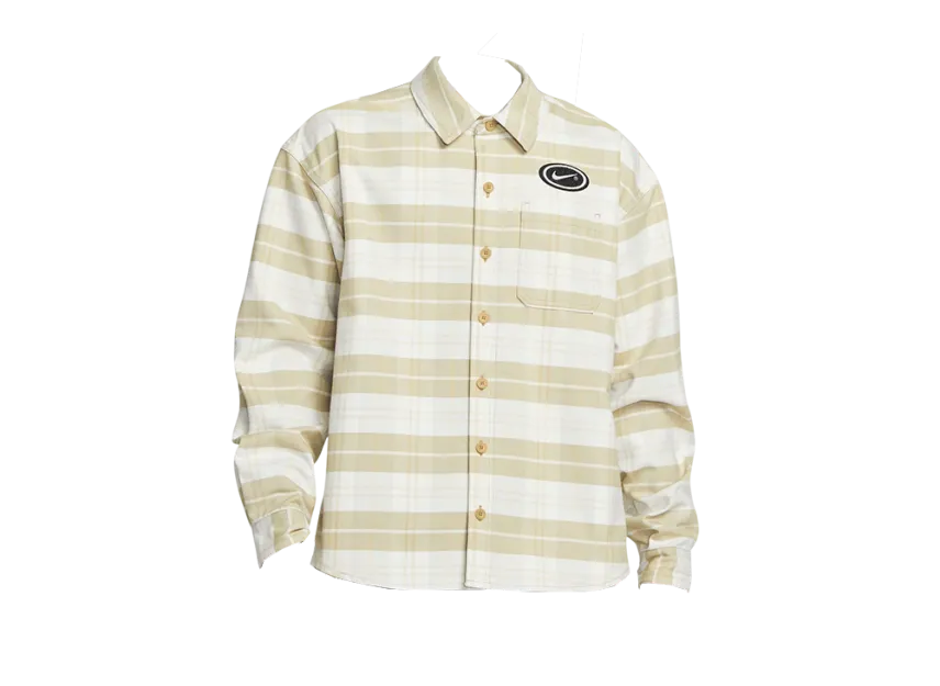 Nike SB x Eric Koston Flannl Btn Up Kos L/S Top "Sail/Light Bone"