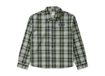 Haut à manches longues Nike SB x Eric Koston Flannl Btn Up Kos « Dark Smoke Grey/Volt »