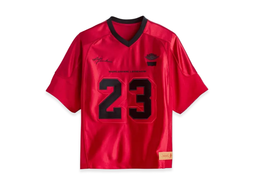 Maillots Nike Jordan x LEVI'S rouges "Red"