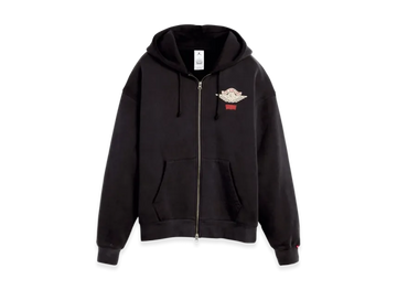 Nike Jordan x LEVI'S Heavyweight Fleece Zip Hoodie "Black"