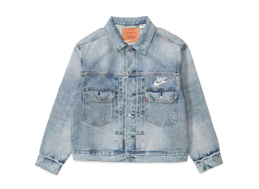 LEVI'S x Nike Denim Trucker Jacket "Light Indigo" 002TM-0000