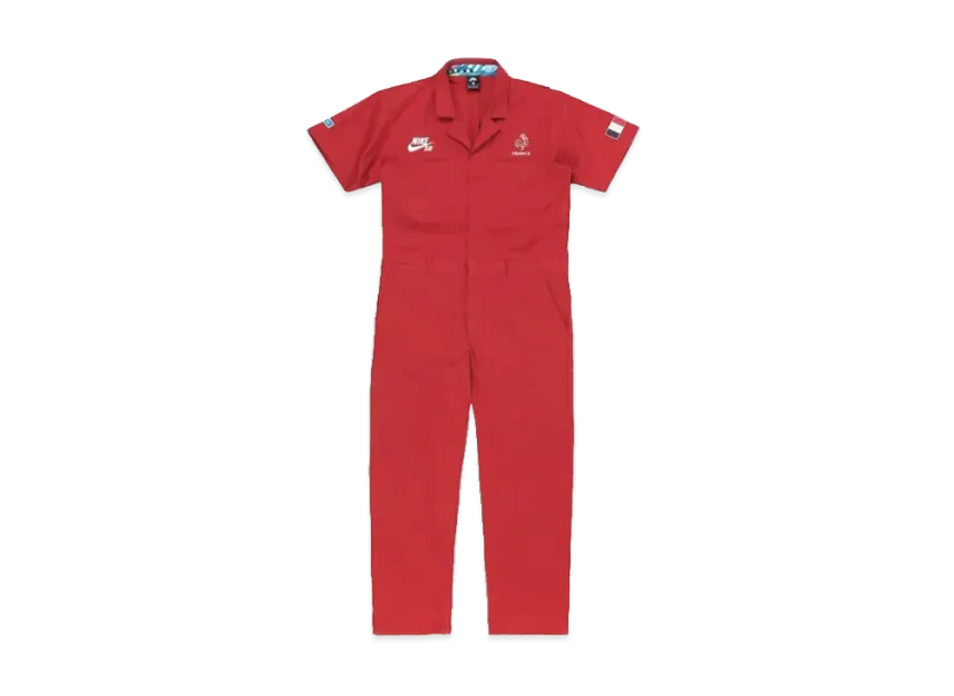 Nike SB Parra France Kit Men's Skateboard Coverall "Red"