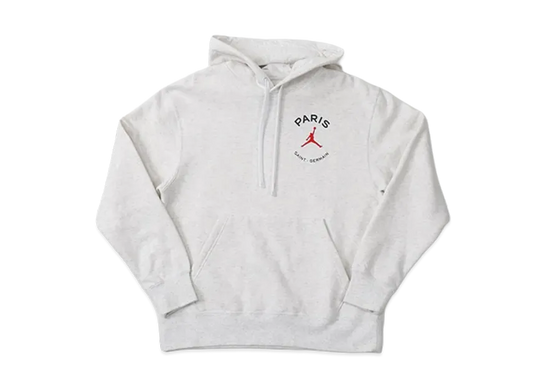 Jordan Paris Saint-Germain Fleece Pullover L/S Hoodie "Grey"