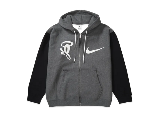 Nike x SYNA Men's Fleece Full-Zip Hoodie "Grey"