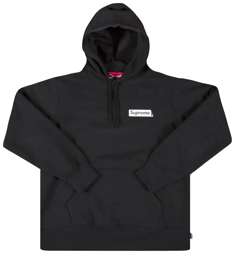 Supreme Stop Crying Hooded Sweatshirt "Black"