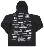 Supreme Stop Crying Hooded Sweatshirt "Black"