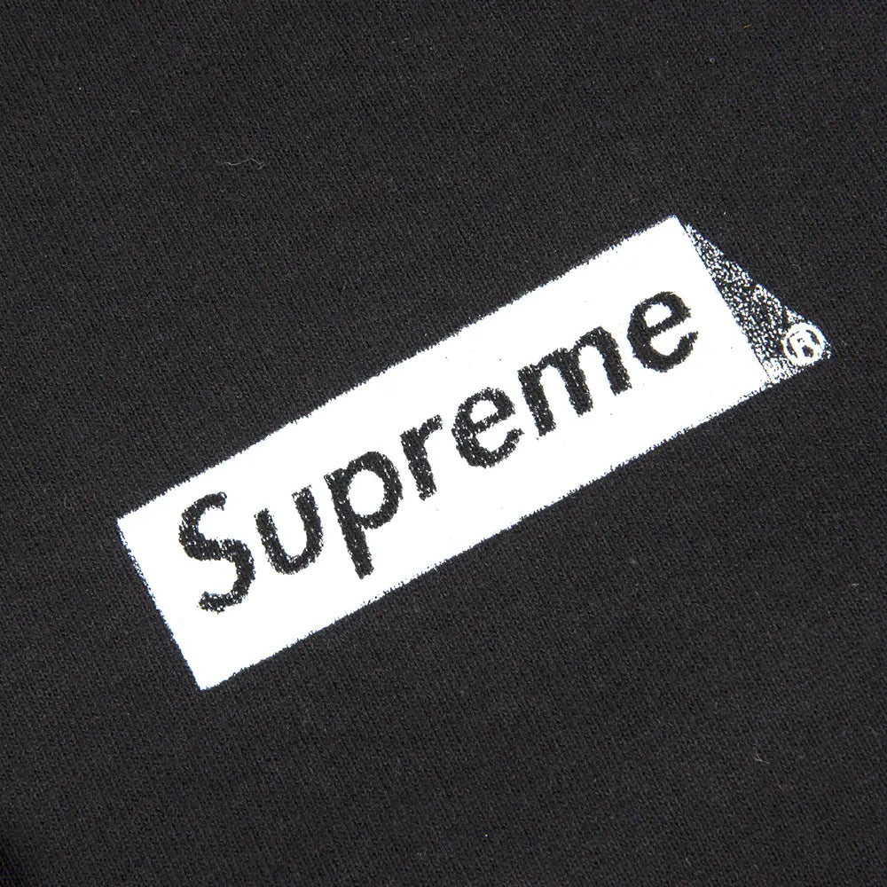 Supreme Stop Crying Hooded Sweatshirt "Black"